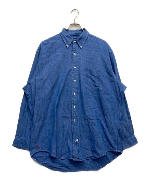 RALPH LAUREN（ラルフローレン）RALPH LAUREN (ラルフローレン) 長袖シャツ ブルー サイズ:Lの古着・服飾アイテム
