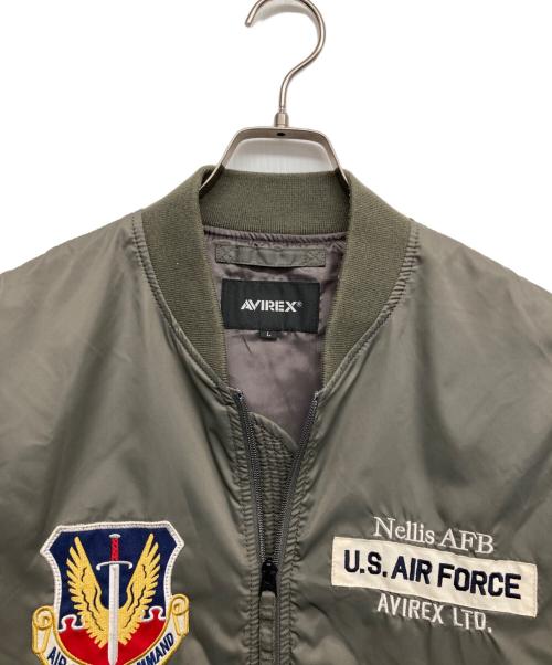 AVIREX（アヴィレックス）AVIREX (アヴィレックス) MA-1ジャケット カーキ サイズ:Ｌの古着・服飾アイテム