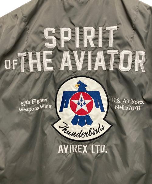 AVIREX（アヴィレックス）AVIREX (アヴィレックス) MA-1ジャケット カーキ サイズ:Ｌの古着・服飾アイテム