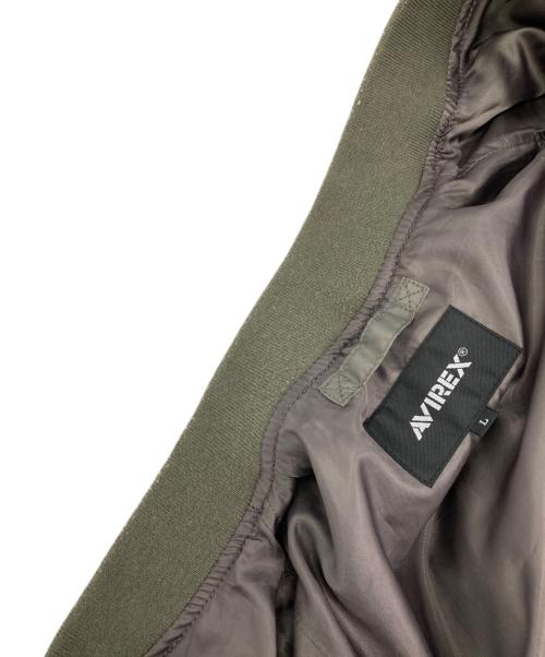 AVIREX（アヴィレックス）AVIREX (アヴィレックス) MA-1ジャケット カーキ サイズ:Ｌの古着・服飾アイテム