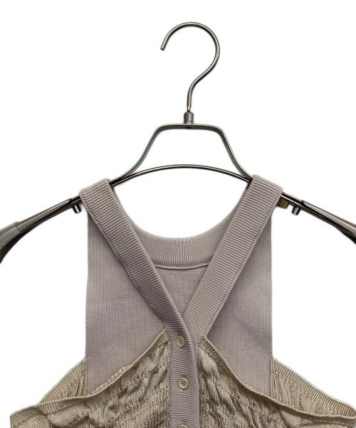 TAN（タン）TAN (タン) シリングベスト ベージュ サイズ:Fの古着・服飾アイテム