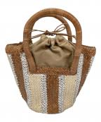 PAOLO MASIパオロマージ）の古着「ハンドバッグ」｜ブラウン