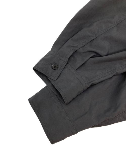 Manual Alphabet（マニュアル アルファベット）MANUAL ALPHABET (マニュアル アルファベット) ミリタリー ナイロンシャツ ブラック サイズ:2の古着・服飾アイテム