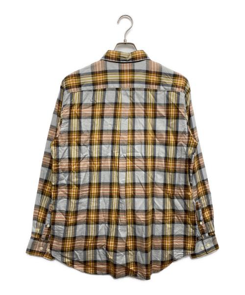 Manual Alphabet（マニュアル アルファベット）MANUAL ALPHABET (マニュアル アルファベット) CLASSICO TWILL LOOSE FIT R/C SHT ブルー サイズ:2の古着・服飾アイテム