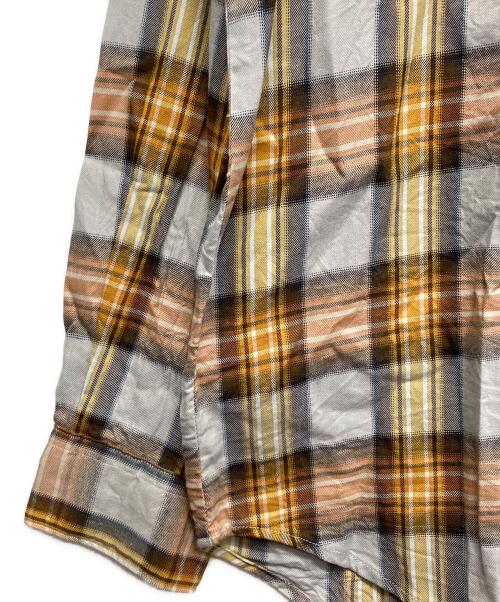 Manual Alphabet（マニュアル アルファベット）MANUAL ALPHABET (マニュアル アルファベット) CLASSICO TWILL LOOSE FIT R/C SHT ブルー サイズ:2の古着・服飾アイテム