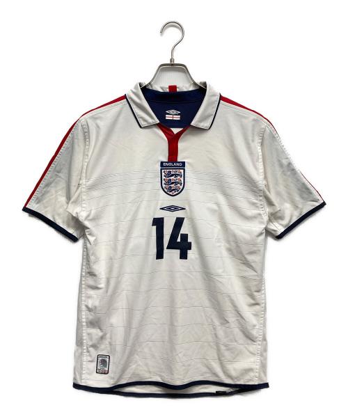 UMBRO（アンブロ）UMBRO (アンブロ) 03-05イングランド代表ゲームシャツ ホワイト サイズ:無しの古着・服飾アイテム