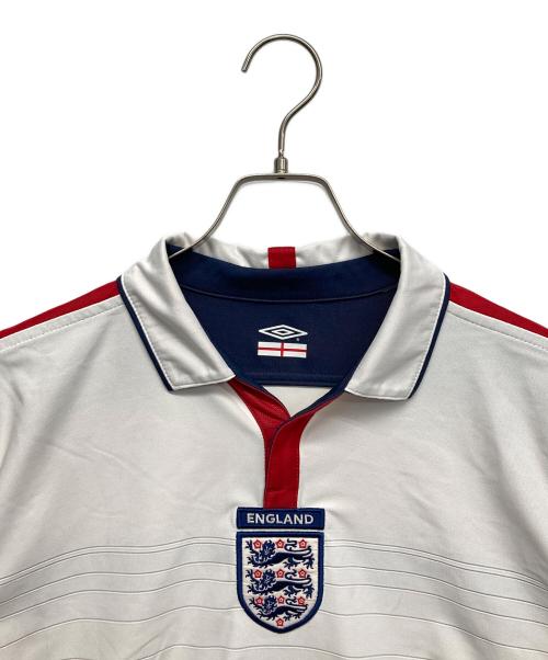 UMBRO（アンブロ）UMBRO (アンブロ) 03-05イングランド代表ゲームシャツ ホワイト サイズ:無しの古着・服飾アイテム