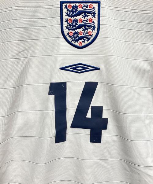 UMBRO（アンブロ）UMBRO (アンブロ) 03-05イングランド代表ゲームシャツ ホワイト サイズ:無しの古着・服飾アイテム