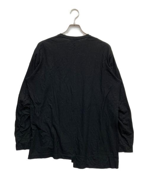 DIET BUTCHER SLIM SKIN（ダイエットブッチャースリムスキン）DIET BUTCHER SLIM SKIN (ダイエットブッチャースリムスキン) デザインカットソ ブラック サイズ:1の古着・服飾アイテム