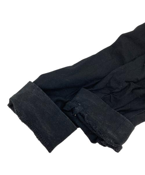 DIET BUTCHER SLIM SKIN（ダイエットブッチャースリムスキン）DIET BUTCHER SLIM SKIN (ダイエットブッチャースリムスキン) デザインカットソ ブラック サイズ:1の古着・服飾アイテム