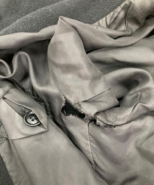 GROUND Y（グラウンドワイ）GROUND Y (グラウンドワイ) ラムウールコート ネイビー サイズ:3の古着・服飾アイテム