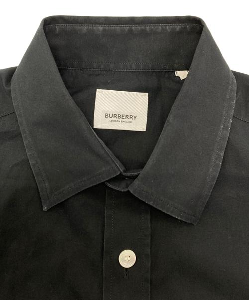 BURBERRY（バーバリー）BURBERRY (バーバリー) モノグラムモチーフ シャツ ブラック サイズ:Sの古着・服飾アイテム