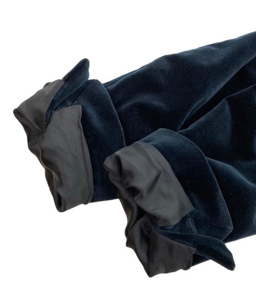 BURBERRY PRORSUM（バーバリープローサム）BURBERRY PRORSUM (バーバリープローサム) ベロアテーラードジャケット ネイビー サイズ:44の古着・服飾アイテム