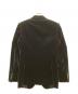 BURBERRY PRORSUM (バーバリープローサム) ベロアテーラードジャケット ネイビー サイズ:44：19000円