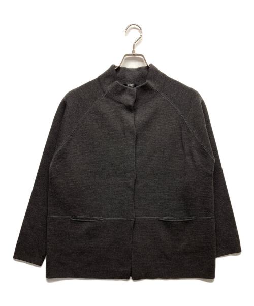 SEVENTY（セブンティ）SEVENTY (セブンティ) ウールカーディガン グレー サイズ:42の古着・服飾アイテム