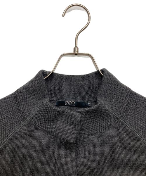 SEVENTY（セブンティ）SEVENTY (セブンティ) ウールカーディガン グレー サイズ:42の古着・服飾アイテム
