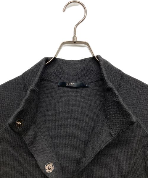 SEVENTY（セブンティ）SEVENTY (セブンティ) ウールカーディガン グレー サイズ:42の古着・服飾アイテム