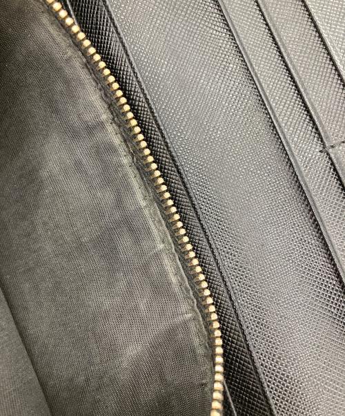 PRADA（プラダ）PRADA (プラダ) サフィアーノレザー 長財布 ブラックの古着・服飾アイテム