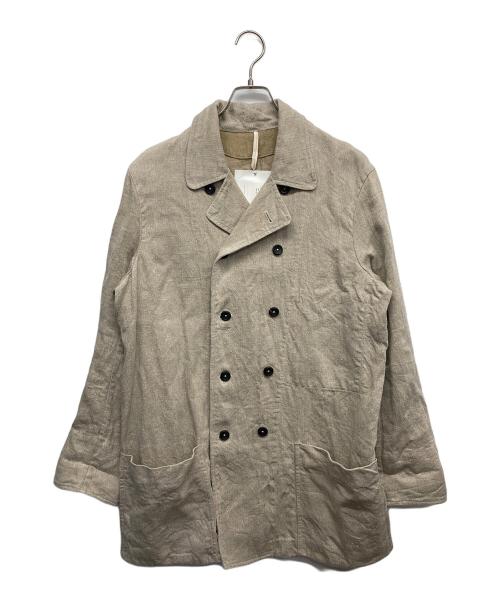 工房西谷（コウボウニシタニ）工房西谷 (コウボウニシタニ) リネンコート ベージュ サイズ:7の古着・服飾アイテム