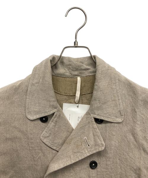 工房西谷（コウボウニシタニ）工房西谷 (コウボウニシタニ) リネンコート ベージュ サイズ:7の古着・服飾アイテム