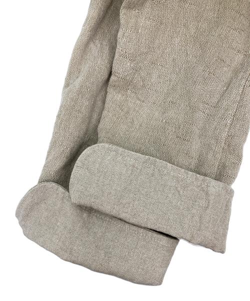 工房西谷（コウボウニシタニ）工房西谷 (コウボウニシタニ) リネンコート ベージュ サイズ:7の古着・服飾アイテム