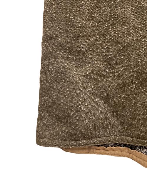 工房西谷（コウボウニシタニ）工房西谷 (コウボウニシタニ) コットンリネンモッズコート ブラウン サイズ:7の古着・服飾アイテム