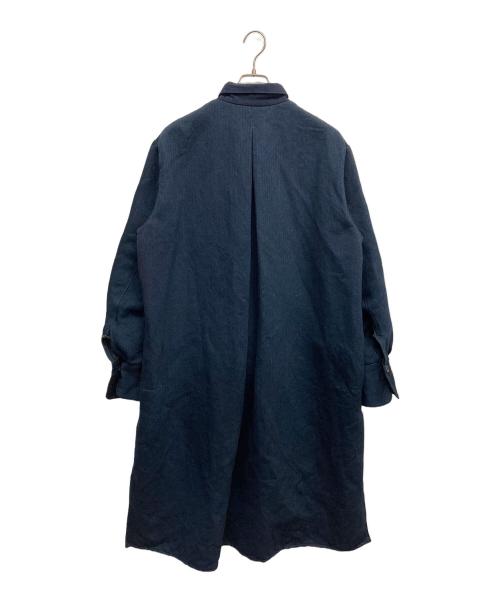 sussous（シュス）sussous (シュス) ロングスモックコート インディゴ サイズ:9の古着・服飾アイテム