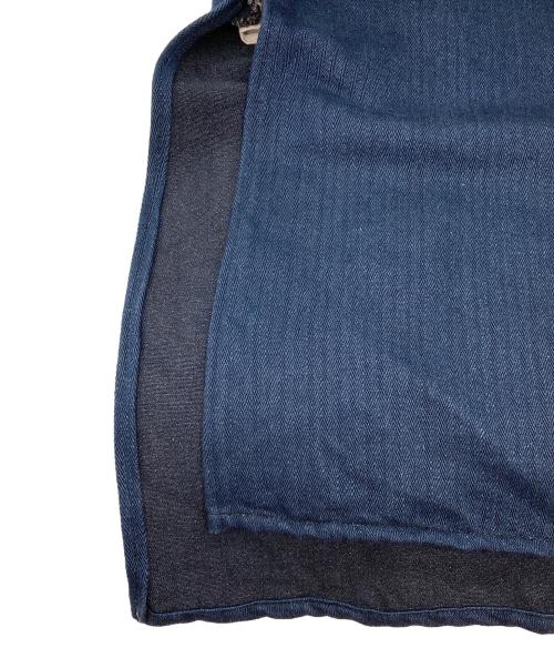 sussous（シュス）sussous (シュス) ロングスモックコート インディゴ サイズ:9の古着・服飾アイテム