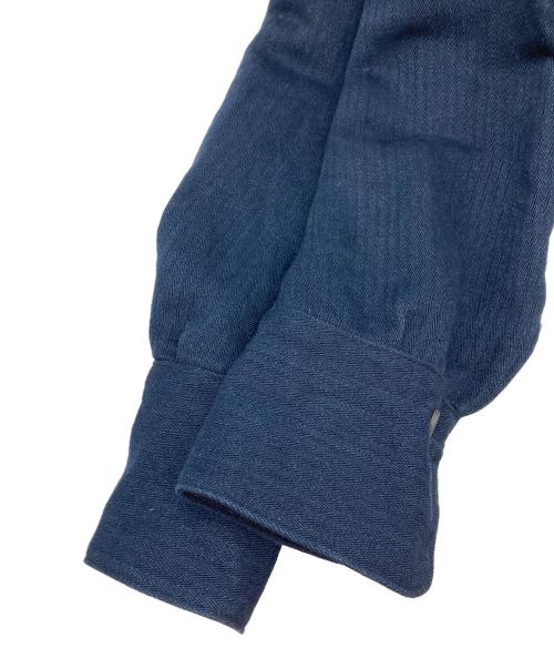 sussous（シュス）sussous (シュス) ロングスモックコート インディゴ サイズ:9の古着・服飾アイテム