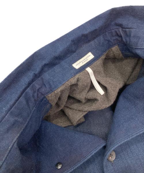 sussous（シュス）sussous (シュス) ロングスモックコート インディゴ サイズ:9の古着・服飾アイテム