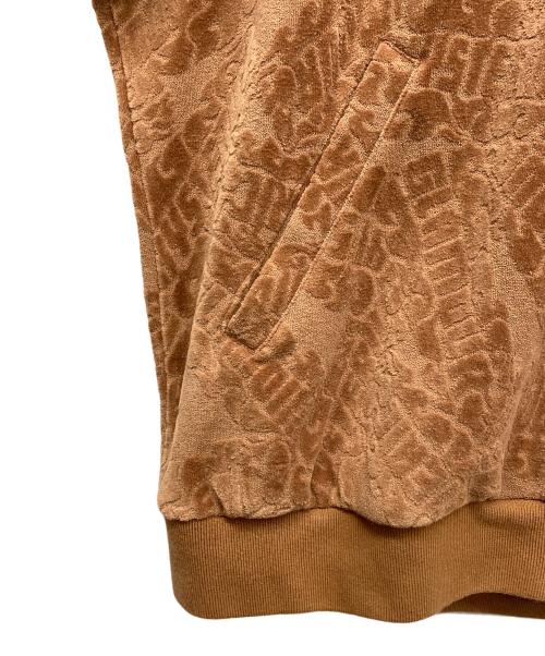 Hysteric Glamour（ヒステリックグラマー）Hysteric Glamour (ヒステリックグラマー) FLAME LOGO柄ジャカード ジャンパー ブラウン サイズ:X-LARGEの古着・服飾アイテム