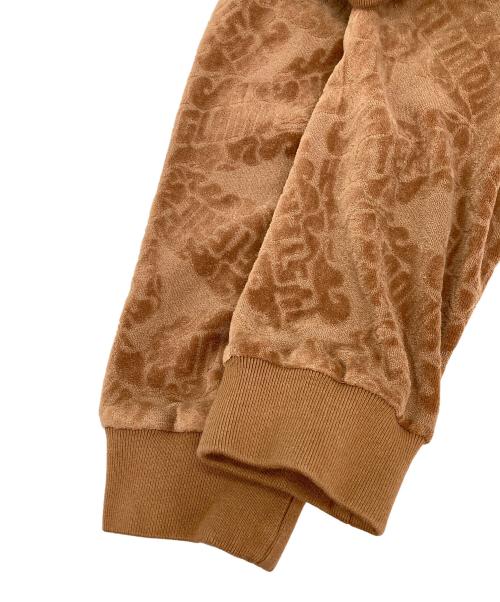 Hysteric Glamour（ヒステリックグラマー）Hysteric Glamour (ヒステリックグラマー) FLAME LOGO柄ジャカード ジャンパー ブラウン サイズ:X-LARGEの古着・服飾アイテム