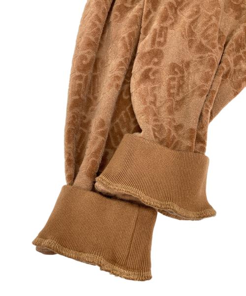 Hysteric Glamour（ヒステリックグラマー）Hysteric Glamour (ヒステリックグラマー) FLAME LOGO柄ジャカード ジャンパー ブラウン サイズ:X-LARGEの古着・服飾アイテム