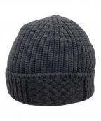 LOUIS VUITTONルイ ヴィトン）の古着「ラムウールニット帽」｜ブラック