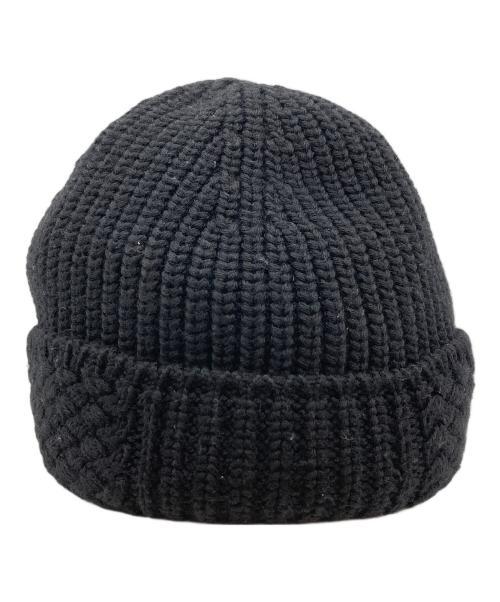 LOUIS VUITTON（ルイ ヴィトン）LOUIS VUITTON (ルイ ヴィトン) ラムウールニット帽 ブラック サイズ:Sの古着・服飾アイテム