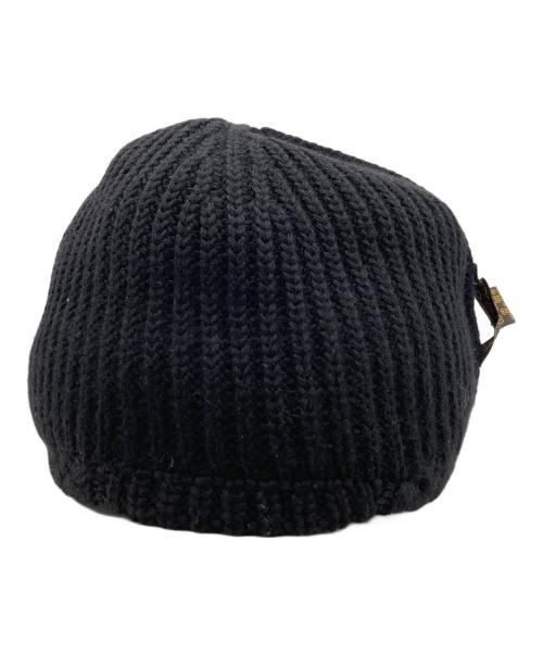 LOUIS VUITTON（ルイ ヴィトン）LOUIS VUITTON (ルイ ヴィトン) ラムウールニット帽 ブラック サイズ:Sの古着・服飾アイテム