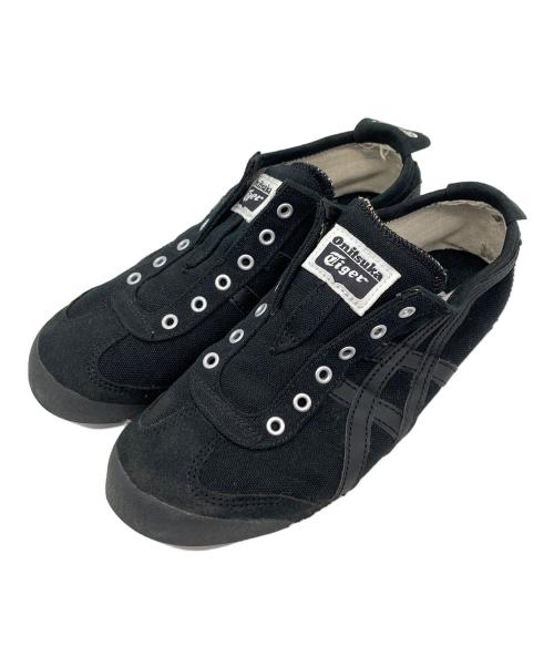 Onitsuka Tiger（オニツカタイガー）Onitsuka Tiger (オニツカタイガー) MEXICO66 スリッポン ブラック サイズ:22.5の古着・服飾アイテム