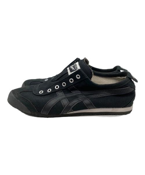 Onitsuka Tiger（オニツカタイガー）Onitsuka Tiger (オニツカタイガー) MEXICO66 スリッポン ブラック サイズ:22.5の古着・服飾アイテム