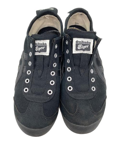 Onitsuka Tiger（オニツカタイガー）Onitsuka Tiger (オニツカタイガー) MEXICO66 スリッポン ブラック サイズ:22.5の古着・服飾アイテム
