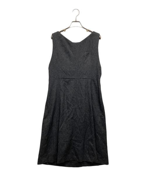 TO BE CHIC（トゥービーシック）TO BE CHIC (トゥービーシック) ノースリーブワンピース グレー サイズ:42の古着・服飾アイテム