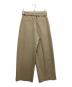 UNFILO (アンフィーロ) イージーチノ ベルト付きパンツ ベージュ サイズ:M 未使用品：3000円