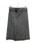 me ISSEY MIYAKE (ミーイッセイ ミヤケ) ラップスカート グレー サイズ:無し：8000円
