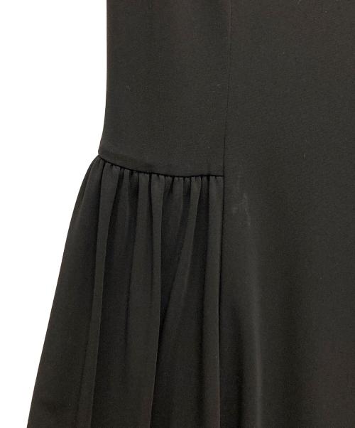 FOXEY NEWYORK（フォクシーニューヨーク）FOXEY NEWYORK (フォクシーニューヨーク) ノースリーブワンピース ブラック サイズ:42の古着・服飾アイテム