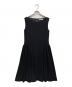 FOXEY NEWYORK（フォクシーニューヨーク）の古着「ノースリーブワンピース」｜ブラック