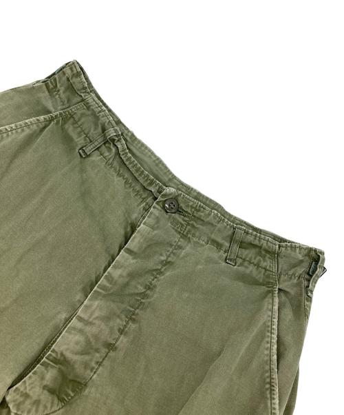 US ARMY（ユーエスアーミー）US ARMY (ユーエスアーミー) 60s ３rdジャングルファティーグパンツ グリーン サイズ:MEDIUM LONGの古着・服飾アイテム