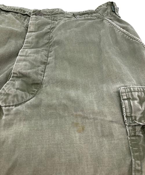 US ARMY（ユーエスアーミー）US ARMY (ユーエスアーミー) 60s ３rdジャングルファティーグパンツ グリーン サイズ:MEDIUM LONGの古着・服飾アイテム