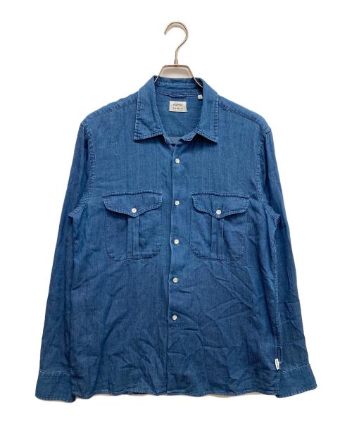 ASPESI SHIRTS（アスペジ）ASPESI SHIRTS (アスペジ) CAMICA SHIRTS ブルー サイズ:Lの古着・服飾アイテム