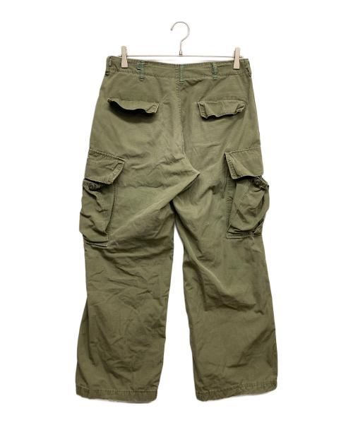 US ARMY（ユーエスアーミー）US ARMY (ユーエスアーミー) 60ｓ 4thジャングルファティーグパンツ グリーン サイズ:SHORT-SMALLの古着・服飾アイテム