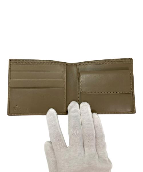 GUCCI（グッチ）GUCCI (グッチ) 2つ折り財布 ベージュの古着・服飾アイテム
