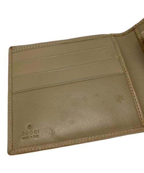 GUCCI（グッチ）GUCCI (グッチ) 2つ折り財布 ベージュの古着・服飾アイテム
